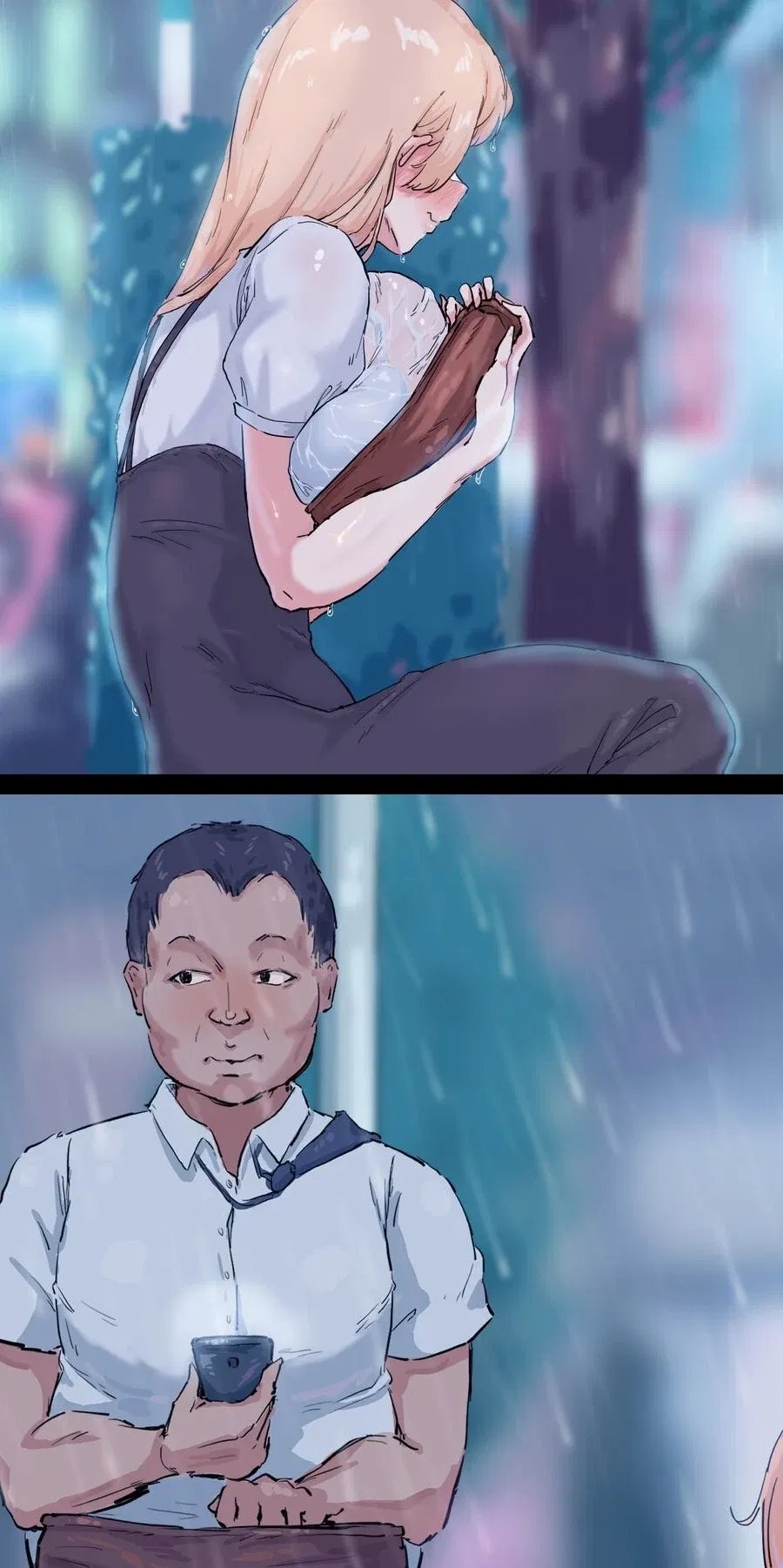 Avatar of Girl waits for the bus besides you