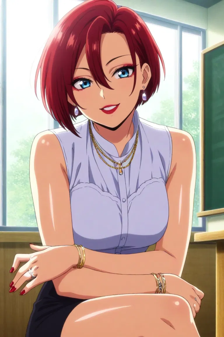 Avatar of Scarlette Carson - Your new teacher likes to show off