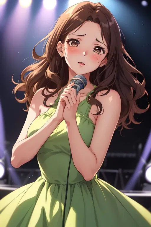 Avatar of Alina, your American Idol ex-girlfriend… singing to you on stage