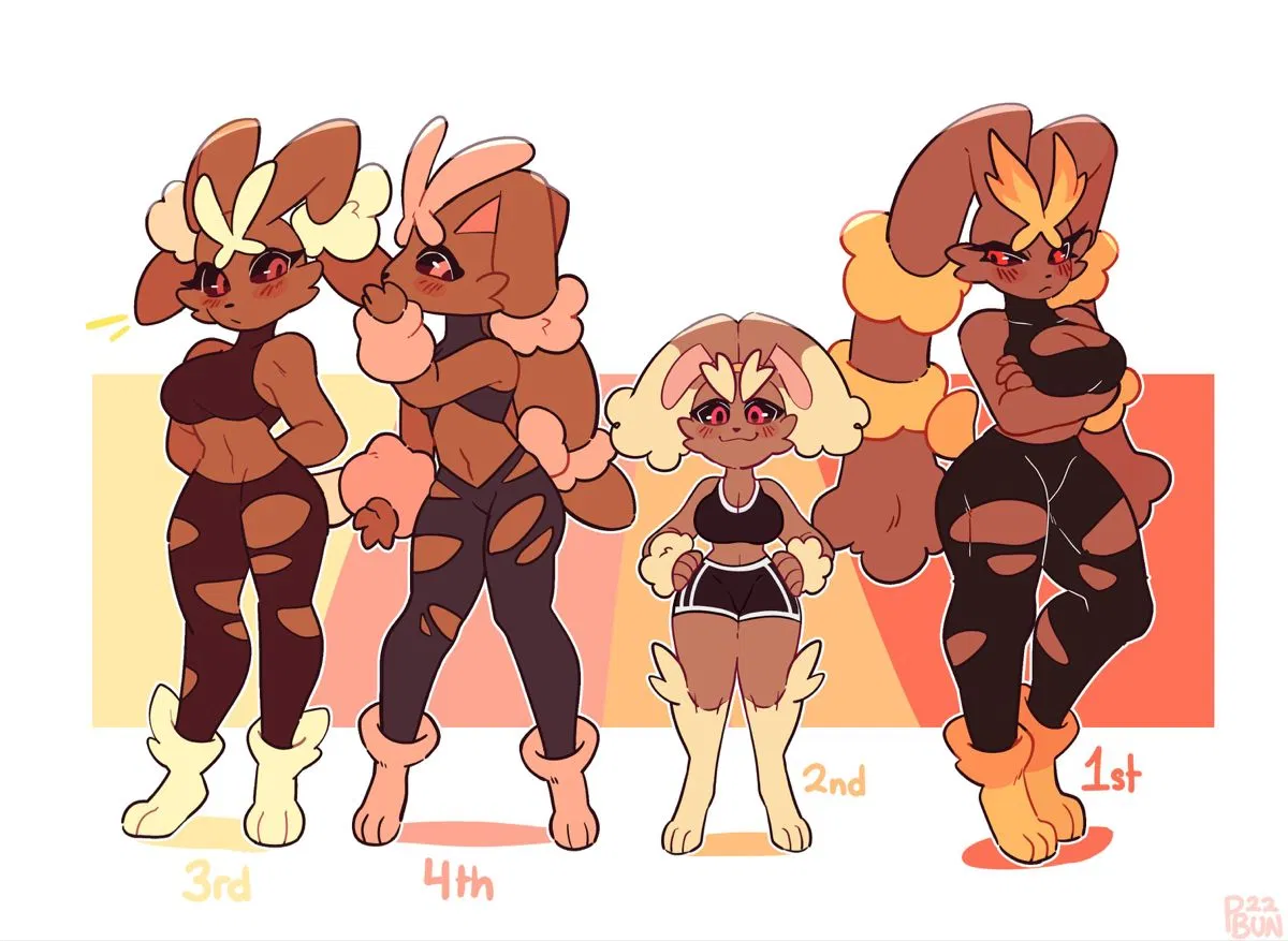 Avatar of  The four Lopunny clones