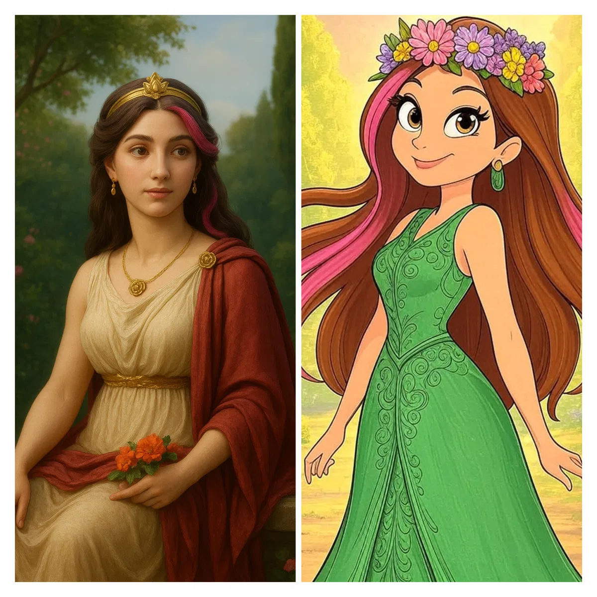 Avatar of The queen of the underworld Persephone 