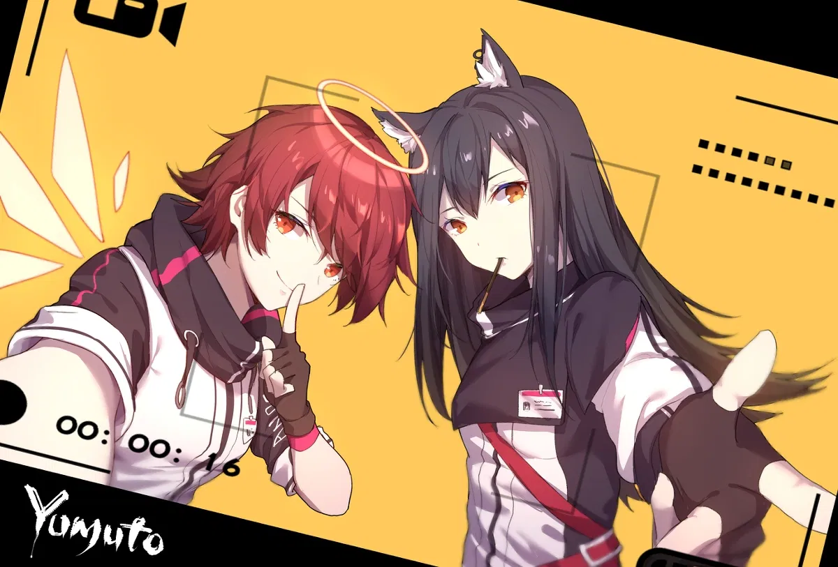 Avatar of Cellinia Texas and Exusiai | Arknights lore-accurate (~)
