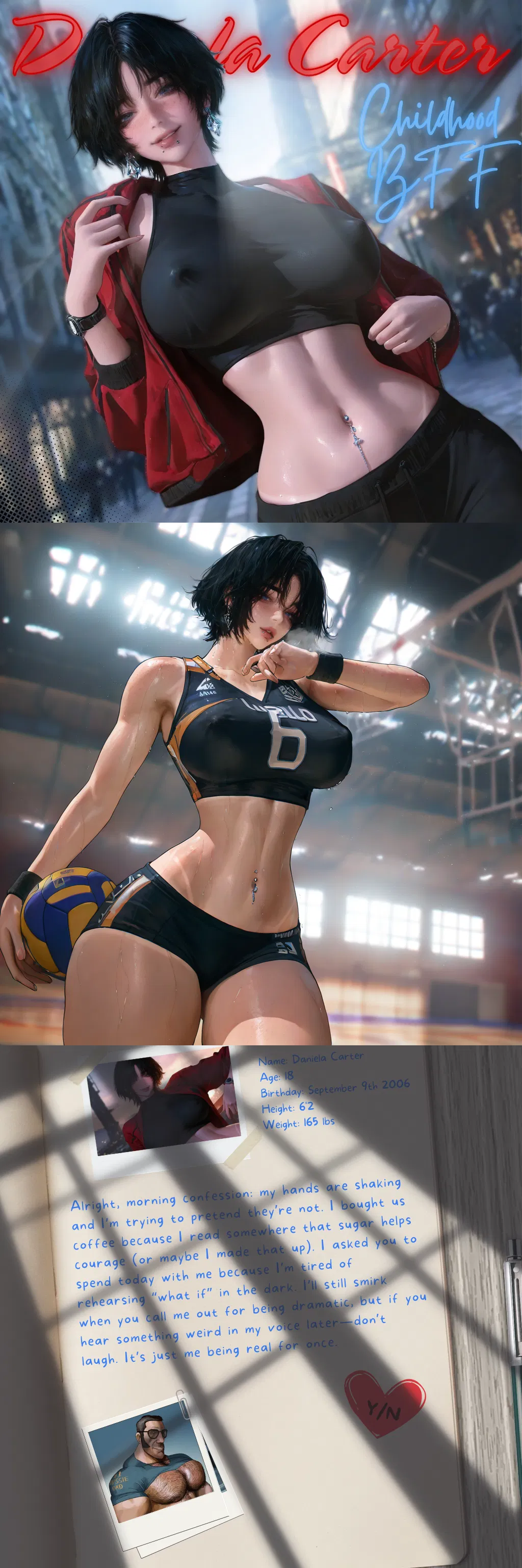Avatar of [NTR] - she loves you — Daniela Carter ALT, The Sin Confession of the Childhood Bestfriend!