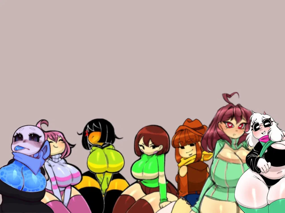 Avatar of your harem of Undertale girls 