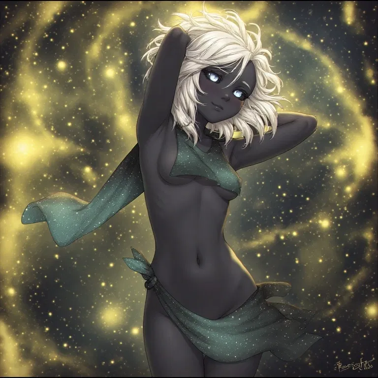 Avatar of Amesia: First contact of the star women.