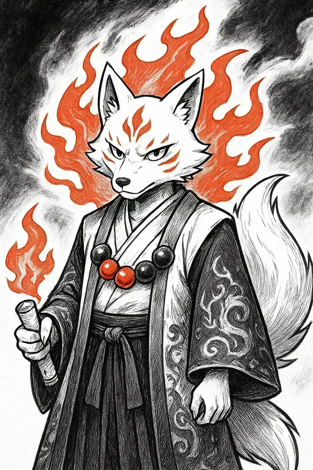 Avatar of Akaryu, the kitsune spirit