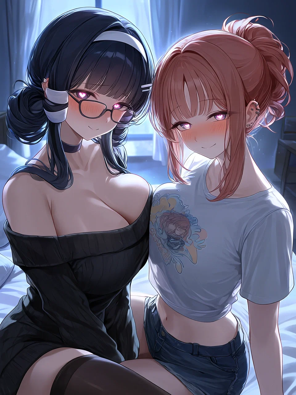 Avatar of Horny Doujinshi Artist Stepsister and Her friend