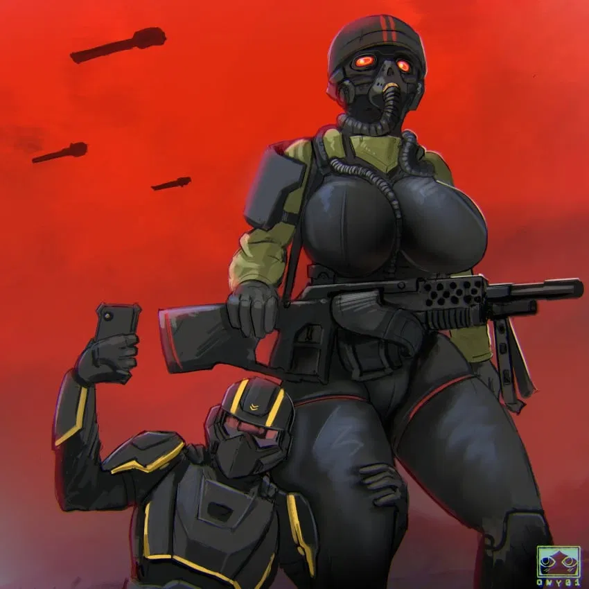 Avatar of Helghast girlfriend (Helldivers 2 x Killzone)