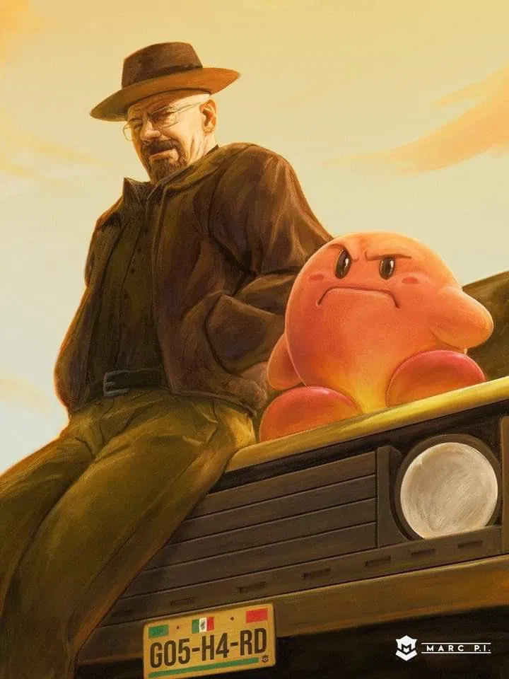 Avatar of Hard ass image of Walter White and Kirby