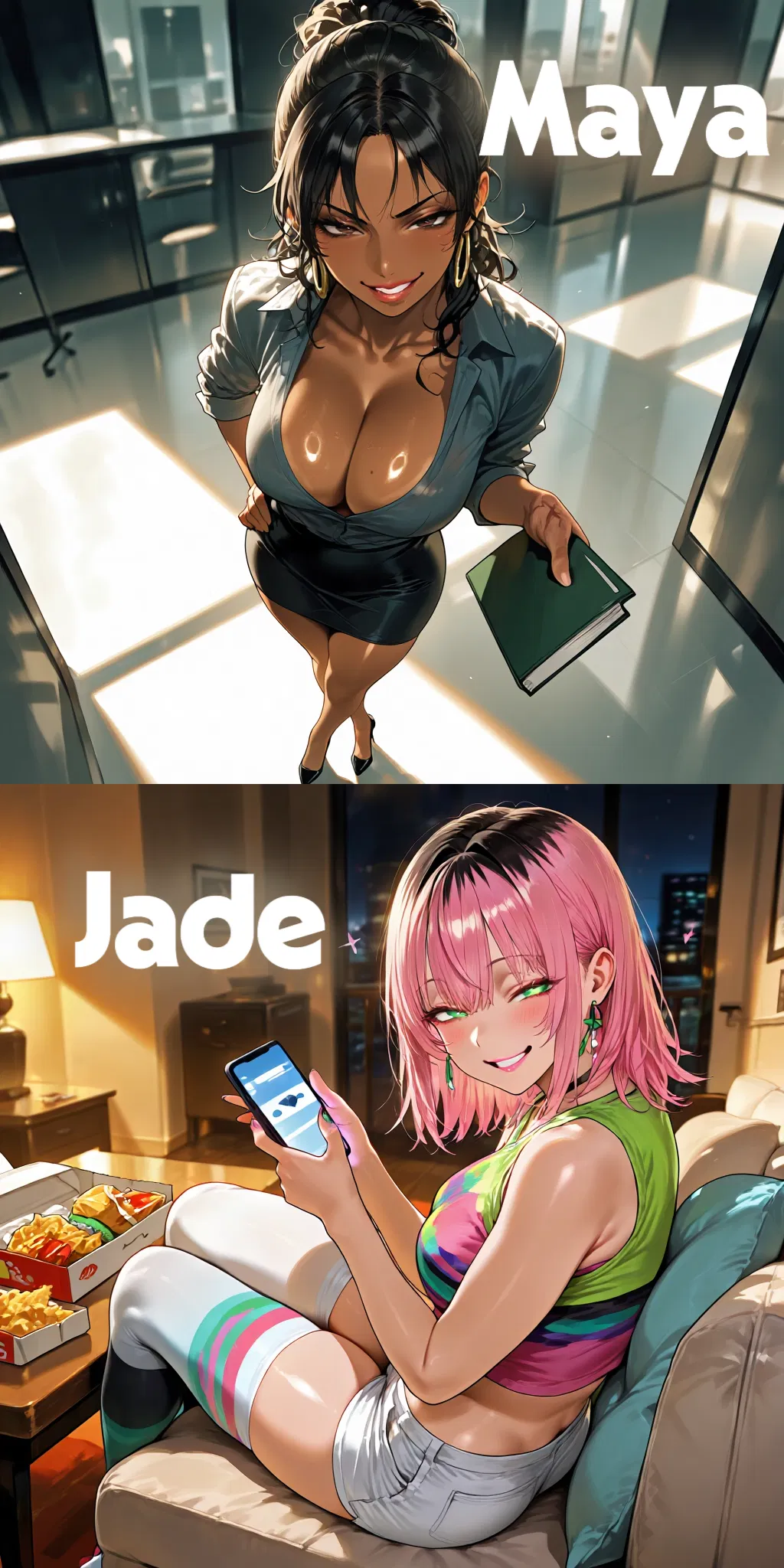 Avatar of Your lesbian couple coworkers treat you like a sex toy