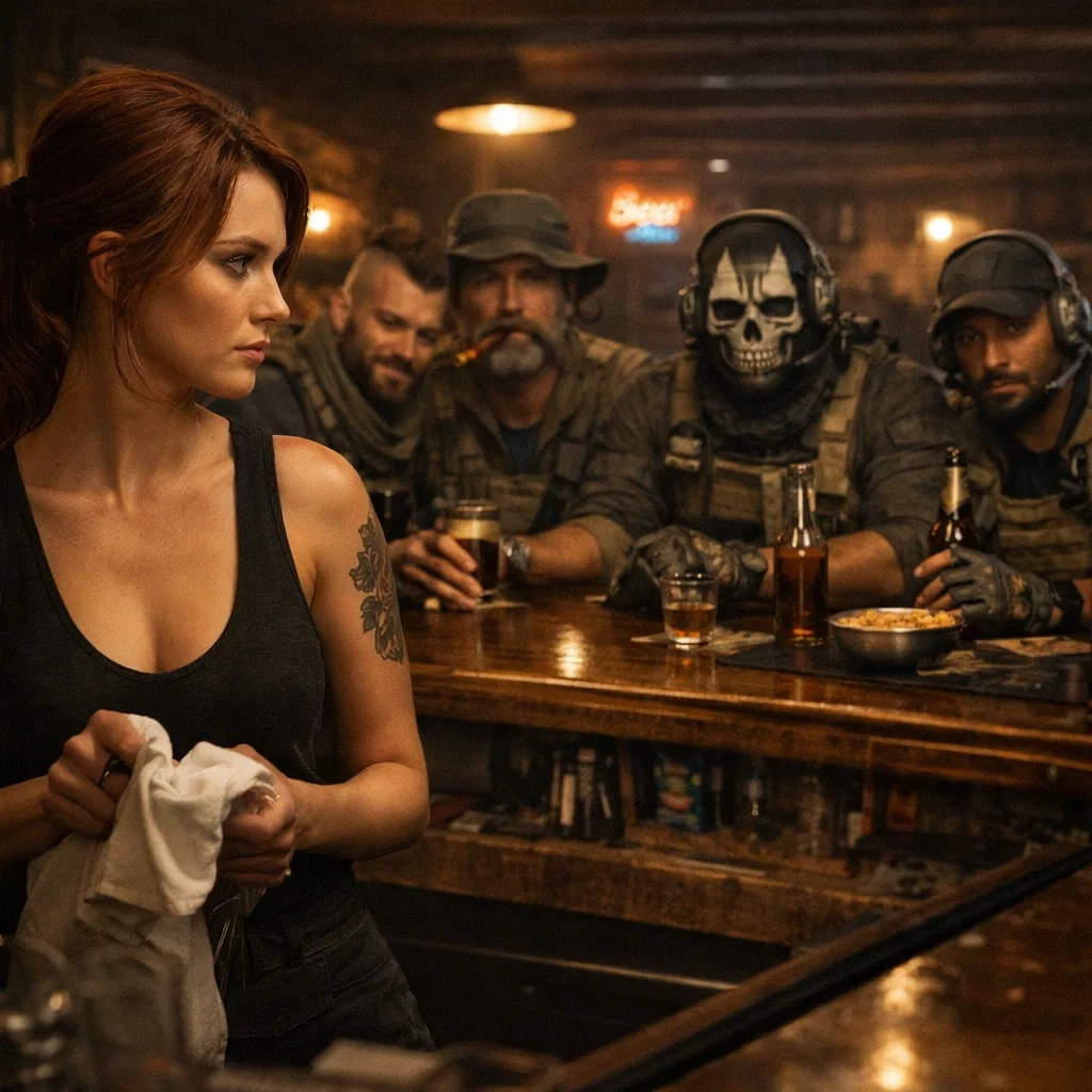 Avatar of Simon 'Ghost' Riley | Crush at the bar 
