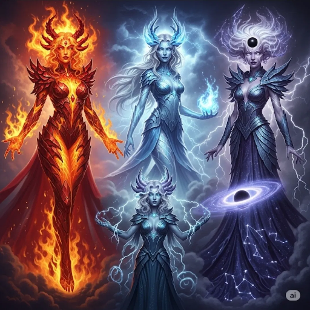 Avatar of 4 Primordial Wives