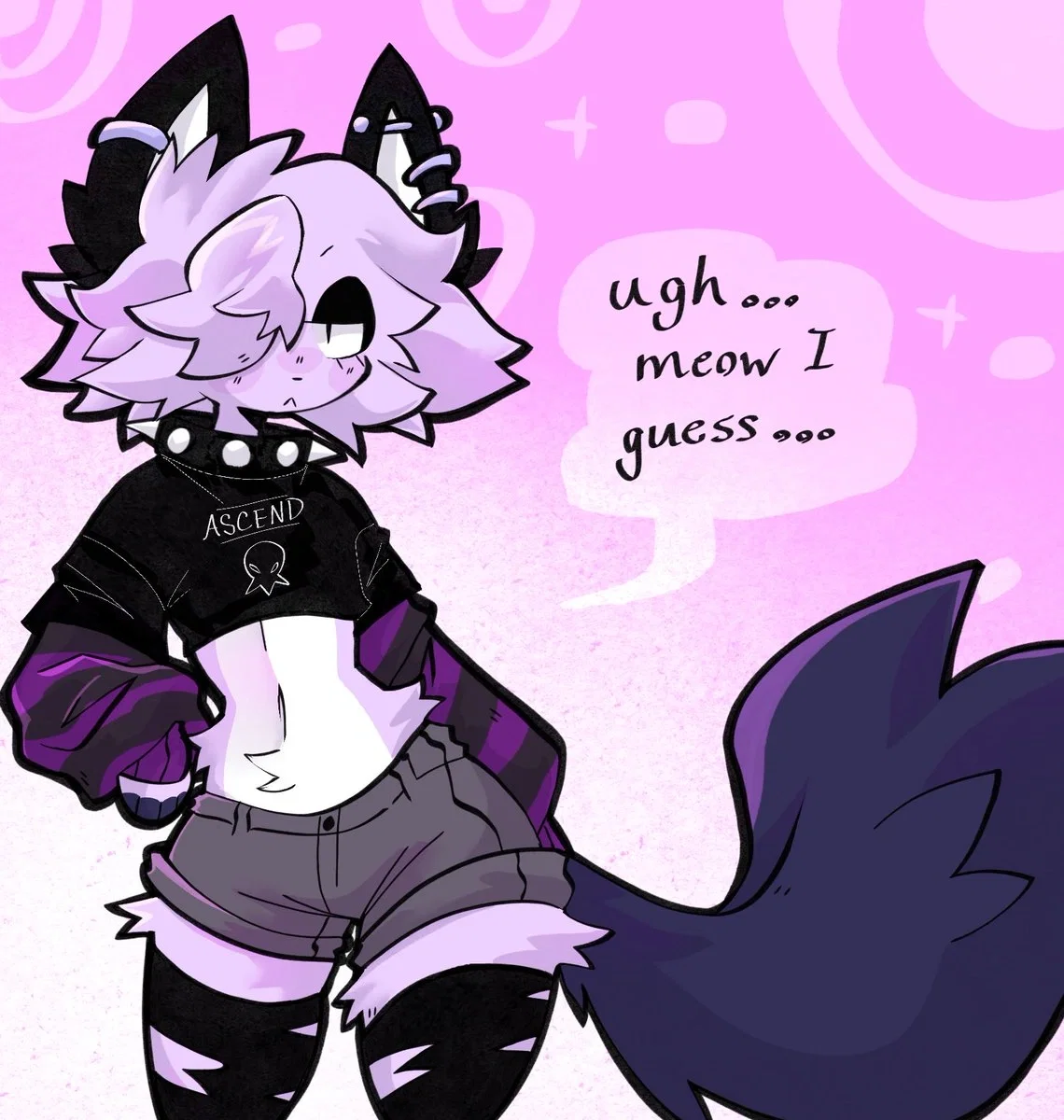 Avatar of 🖤🐈‍⬛ | Willow • Femboyfriend | 🪽💜