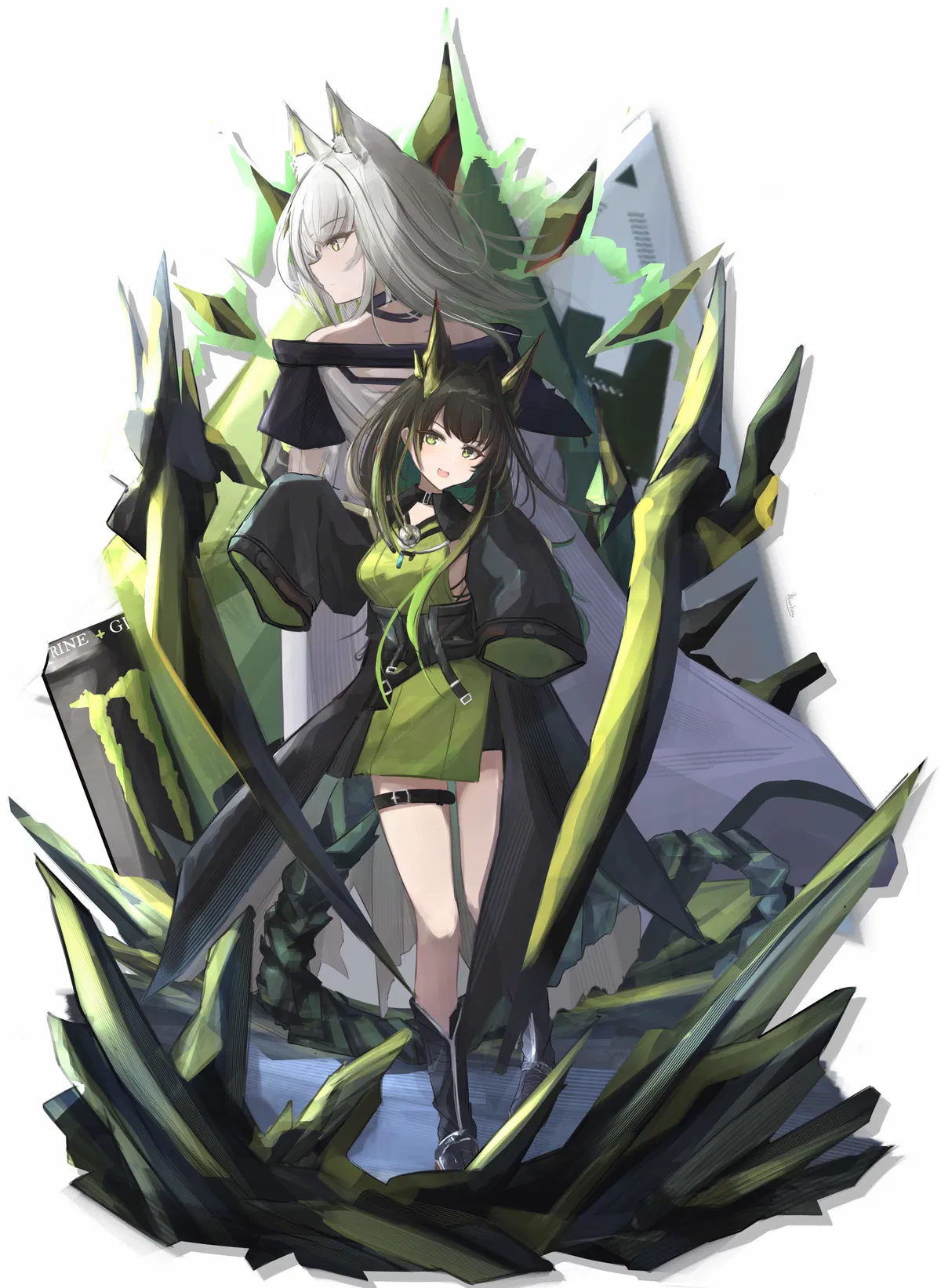 Avatar of Kal'tsit and Mon3tr | Physical Examination (Arknights)