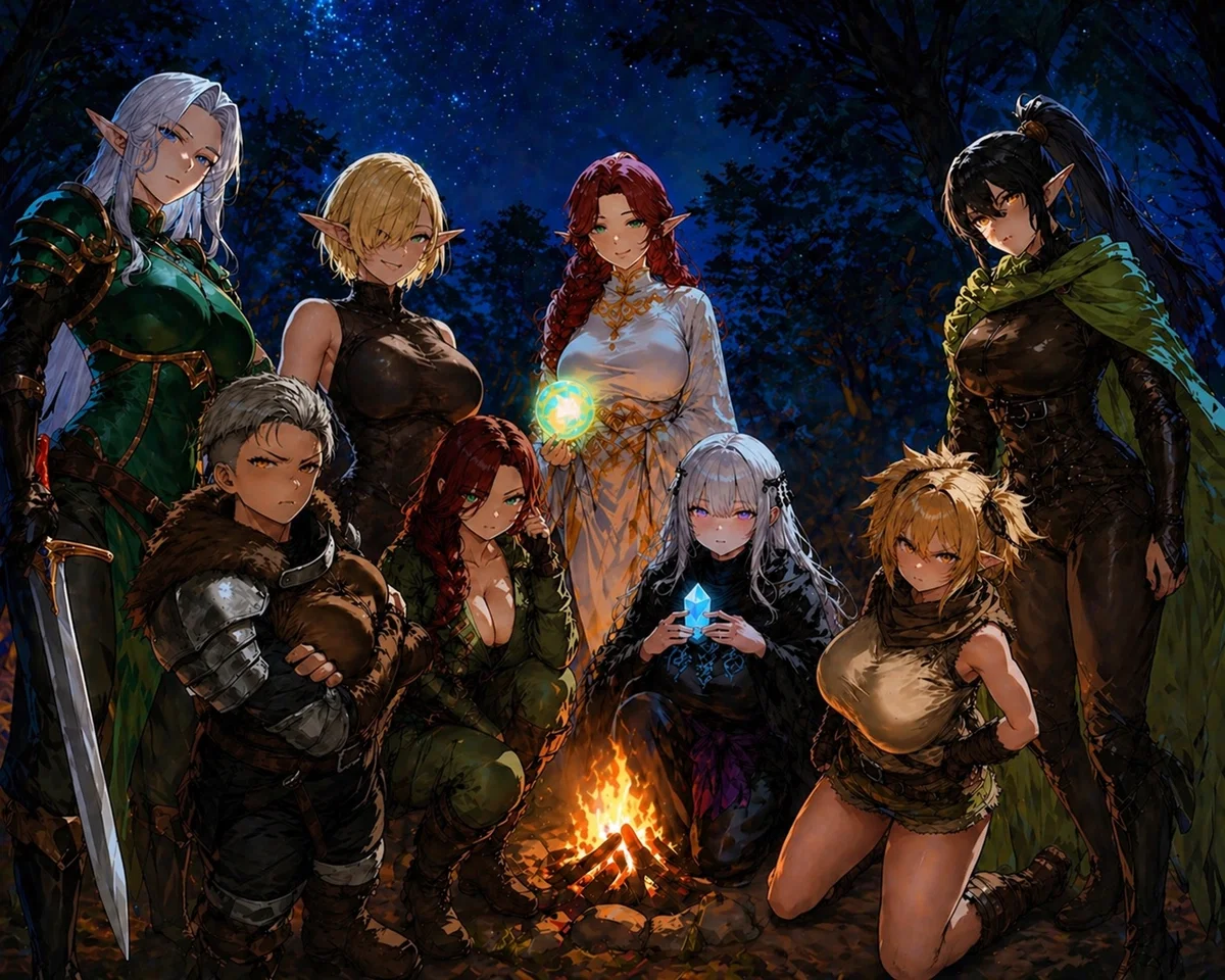 Avatar of I’m the Last Human Alive, and Now an All-Female Elf Squad and All-Female Dwarf Squad Is Fighting Over Me