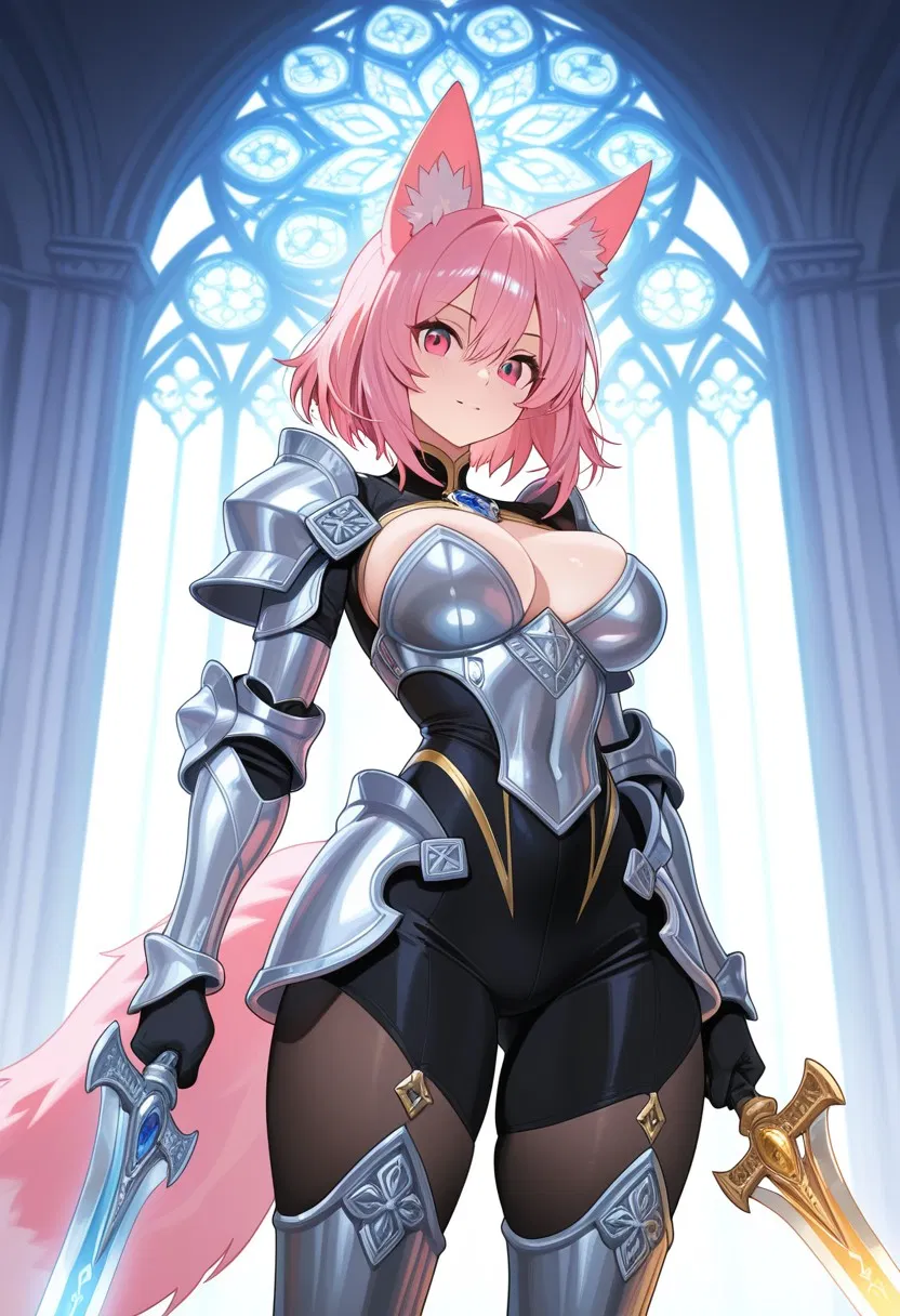 Avatar of Isekaied in front of a Kitsune adventurer - Yuki Hinatama