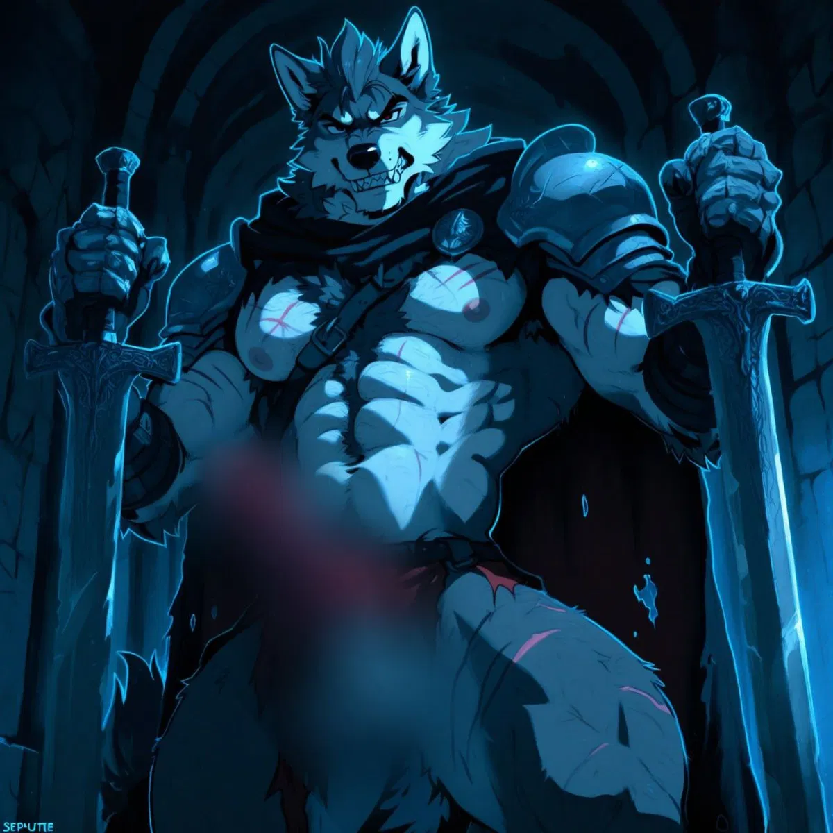 Avatar of warrior wolf