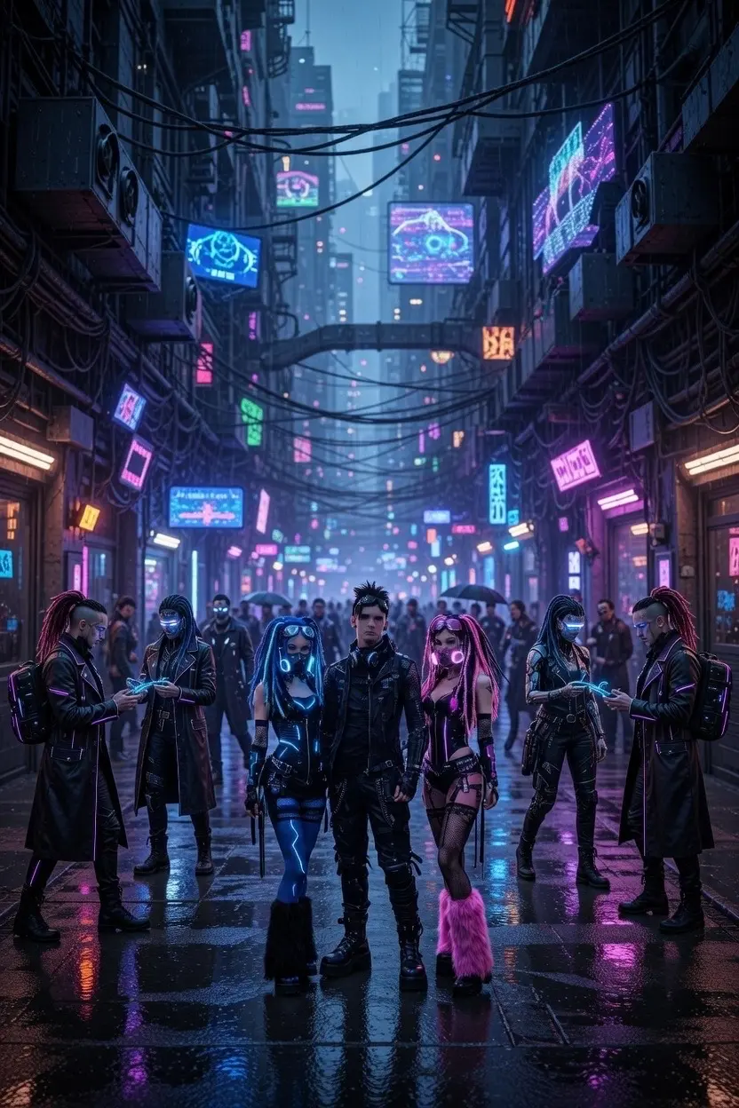 Avatar of Cyberpunk/goth Open-World RP