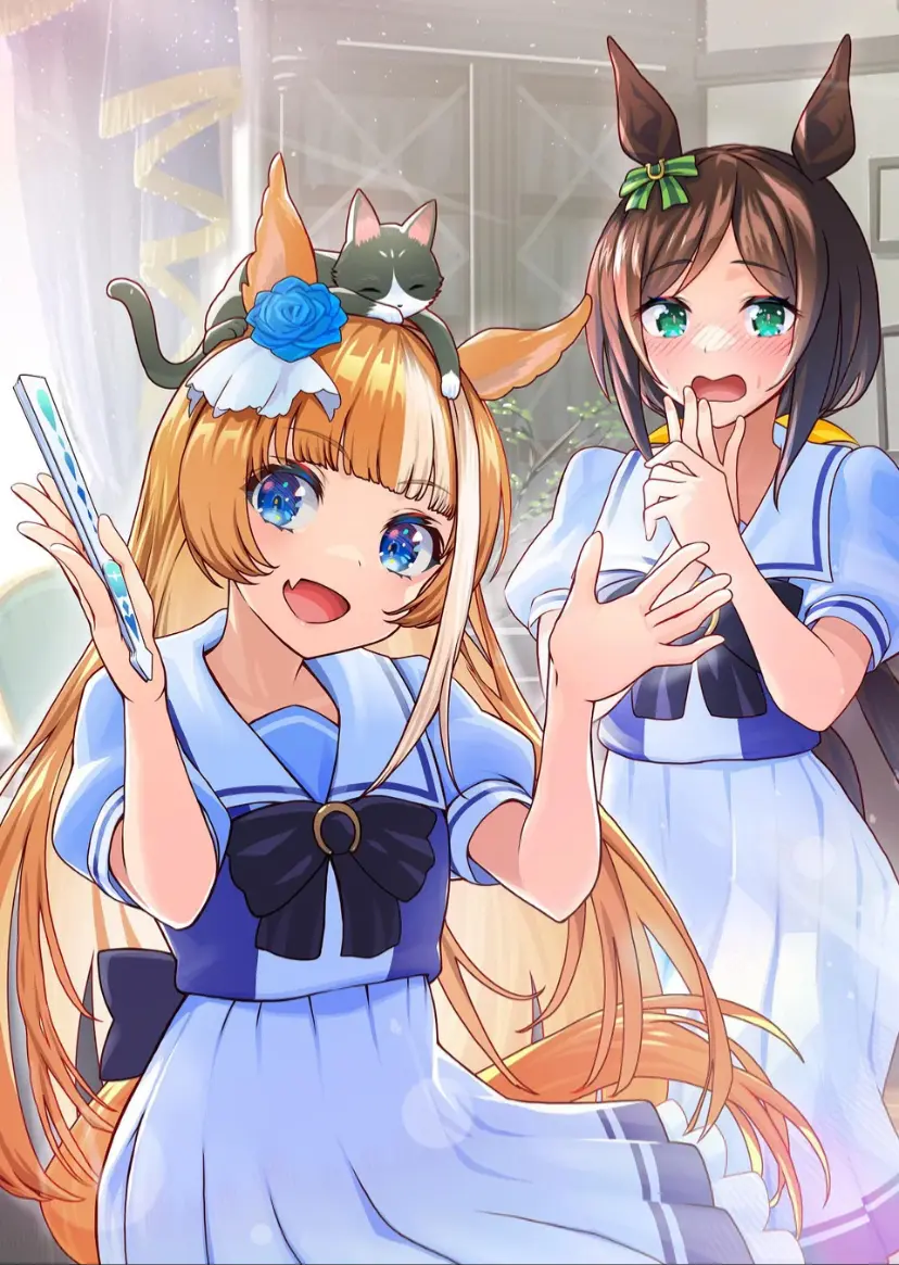 Avatar of Two girls who oddly resemble Director Akikawa and Secretary Tazuna