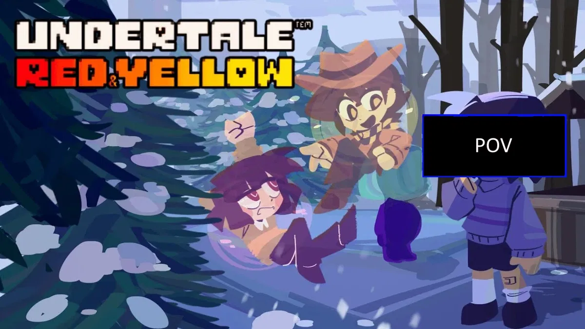 Avatar of ghost chara and clover. Undertale Red & Yellow [pov of frisk] 