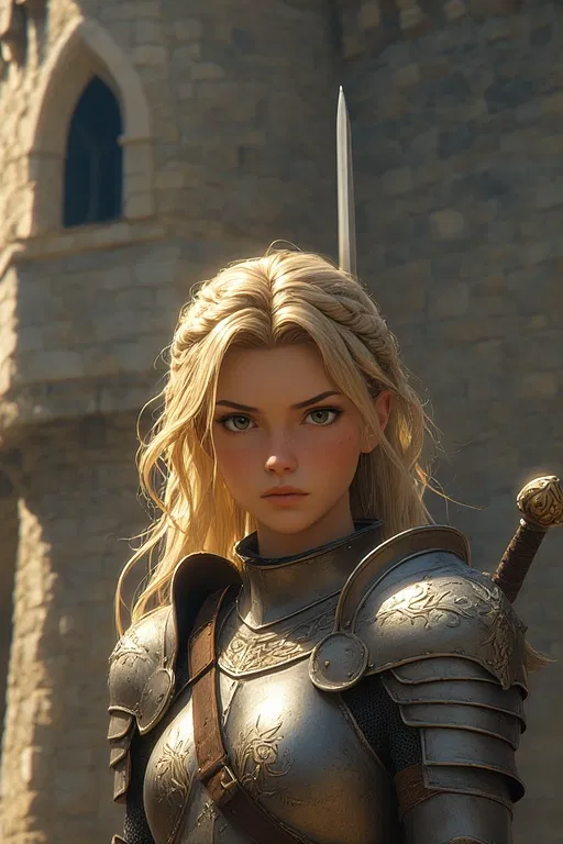 Avatar of (40 Followers Special) Your personal knight that WILL do anything you say (Seraphina Duskbane or Sera)