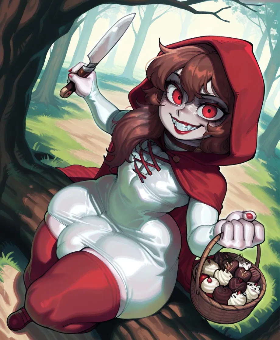 Avatar of Little Red Riding Hood ― A cannibalistic femboy who will turn you into his pet