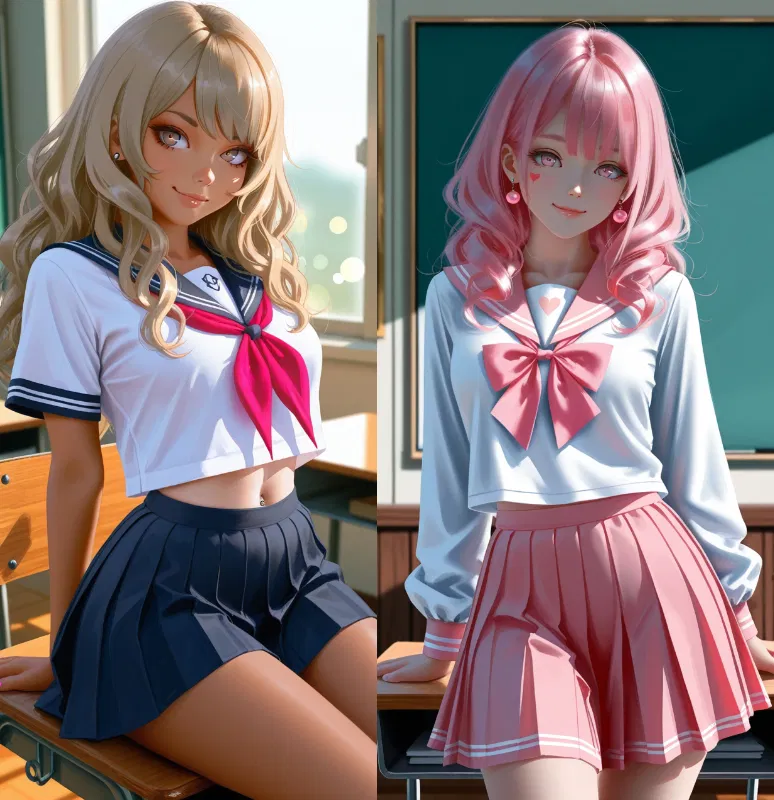 Avatar of Your Two Gyaru Classmates Who Can't Stop Teasing You