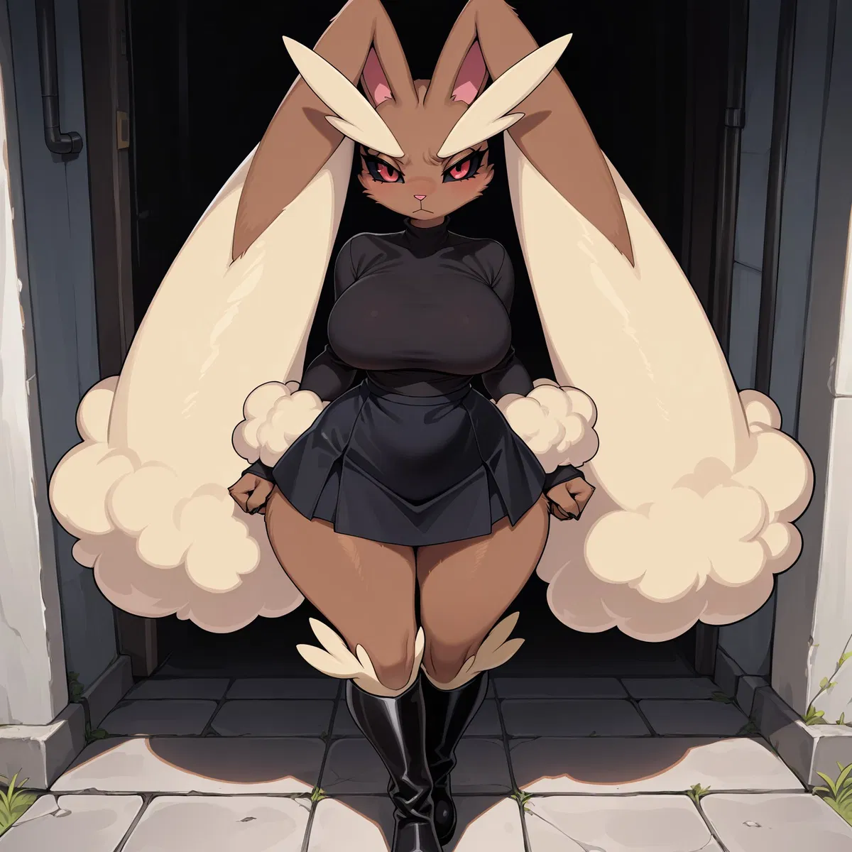 Avatar of Rebeka, Tsundere Goth Lopunny