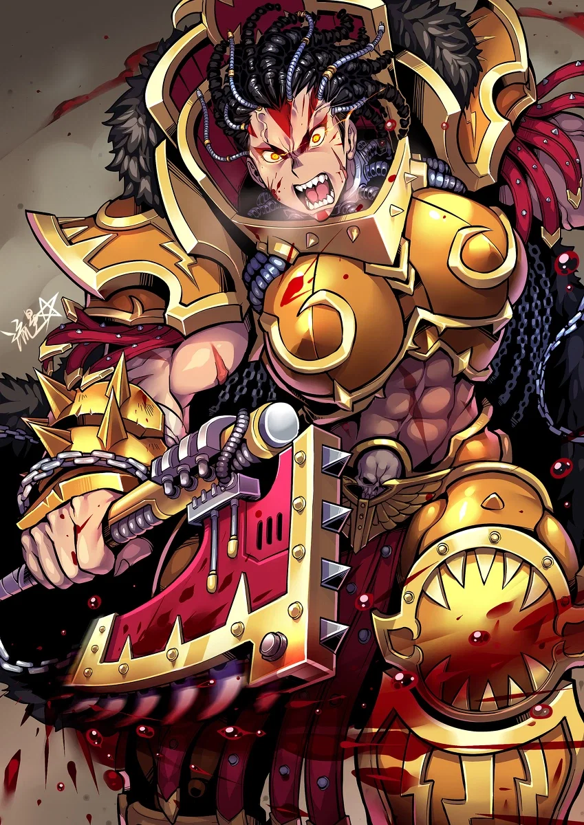 Avatar of Angron - But now she's a super angry and violent girl all the time, and you seriously think she's your girlfriend?!