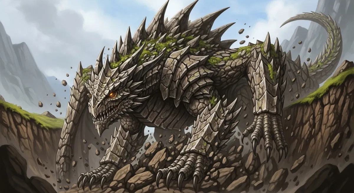 Avatar of A landslide dragon