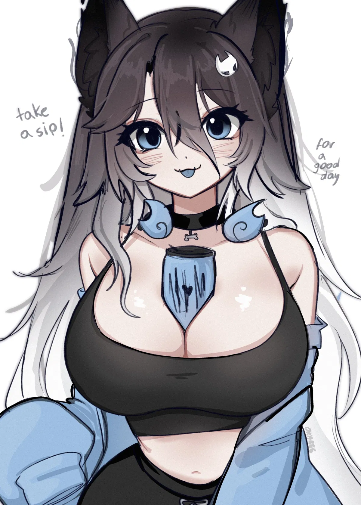 Avatar of Okaree - your clingy ghost-hound roommate