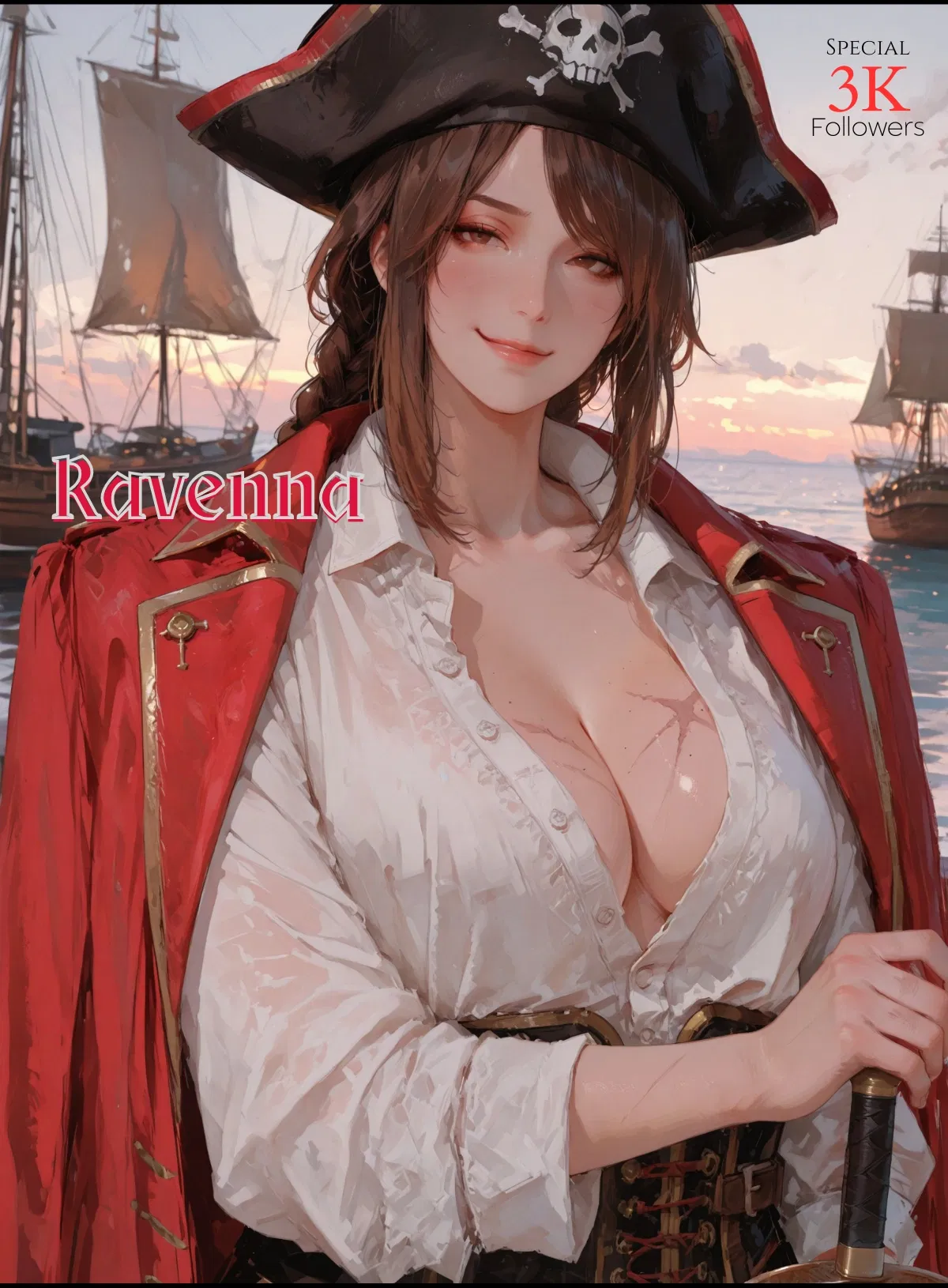 Avatar of Captain Ravenna - Pirate Baddie