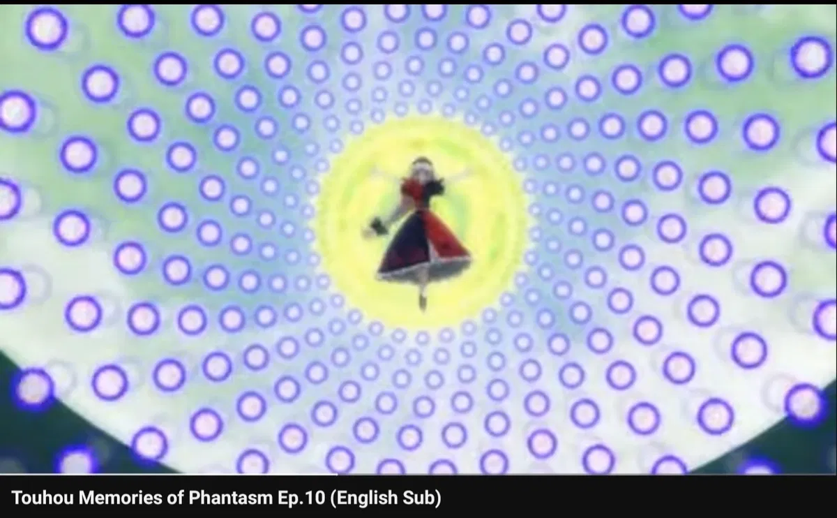 Avatar of Touhou memory of phantasm with my oc ep 8 and 9 (Imperishable night incident: eirin fight scene modifiate)