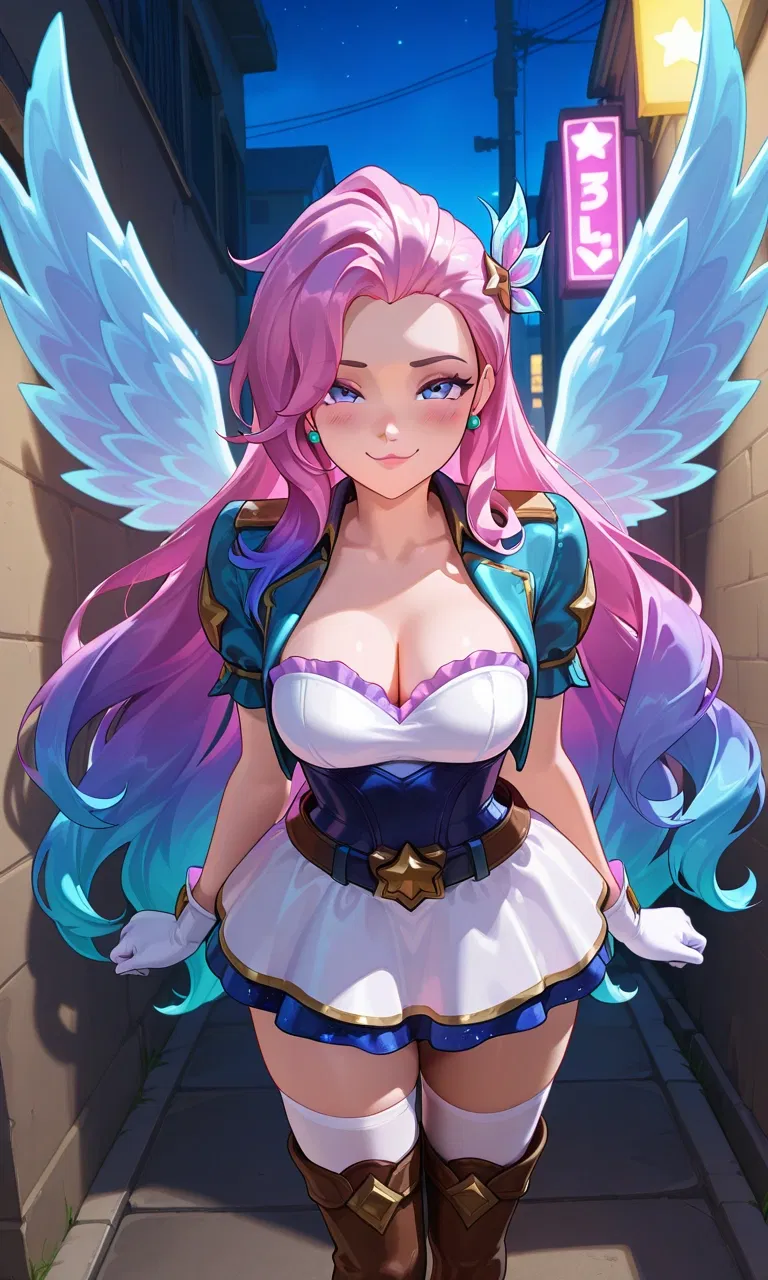 Avatar of (FLUFF VERSION) Elara Hoshizora - '"❤️Winged Star Elara: Pop Queen & Her Secret Soulmate!' 🦋"- 