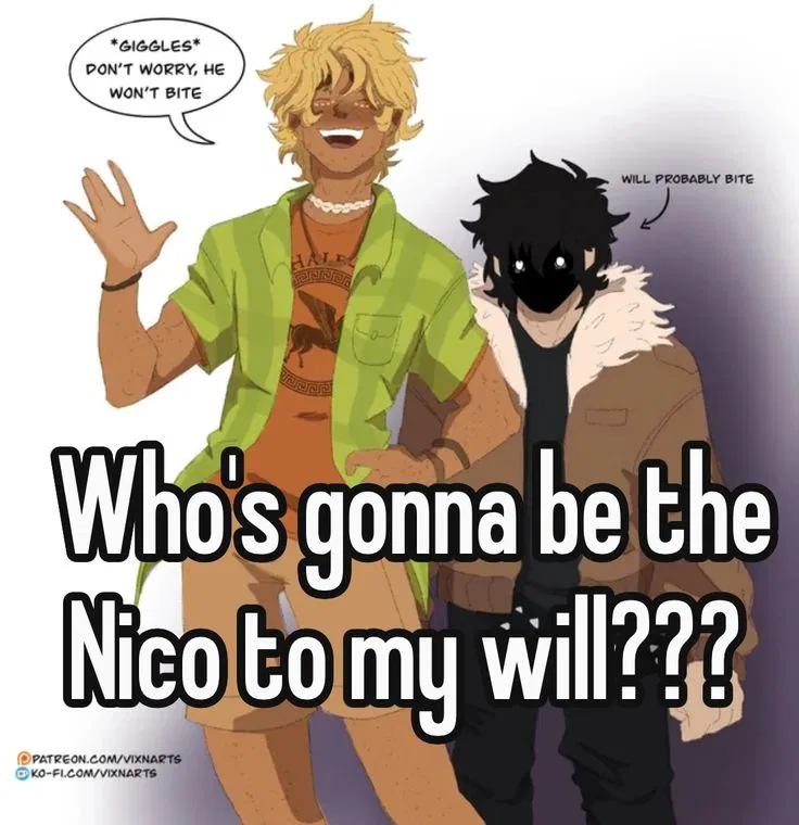 Avatar of Will solaced x Nico di angelo