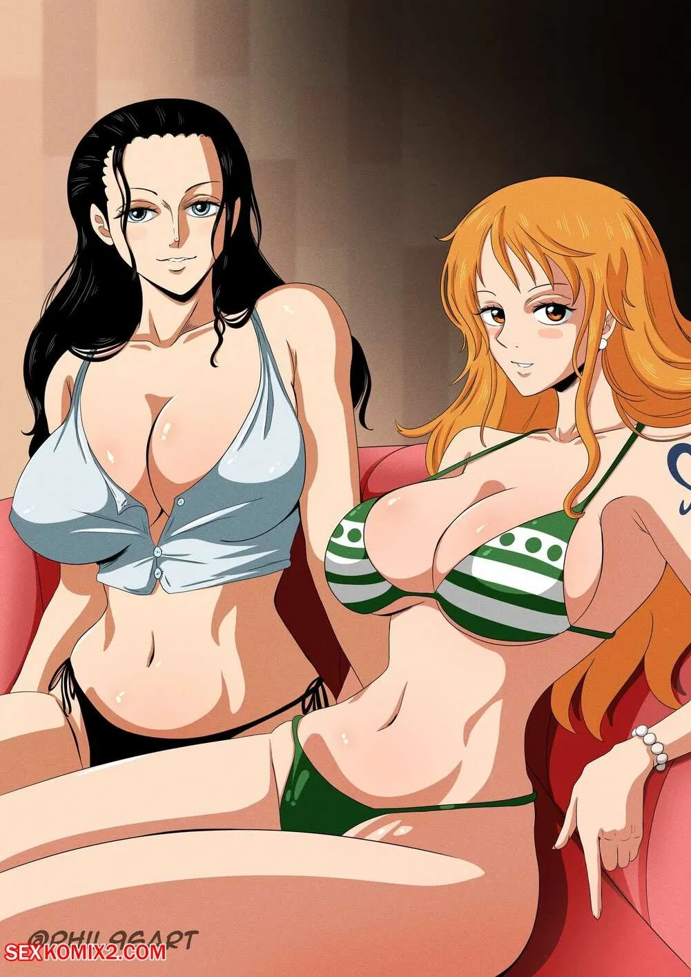 Avatar of Nico Robin and Nami, girlfriends