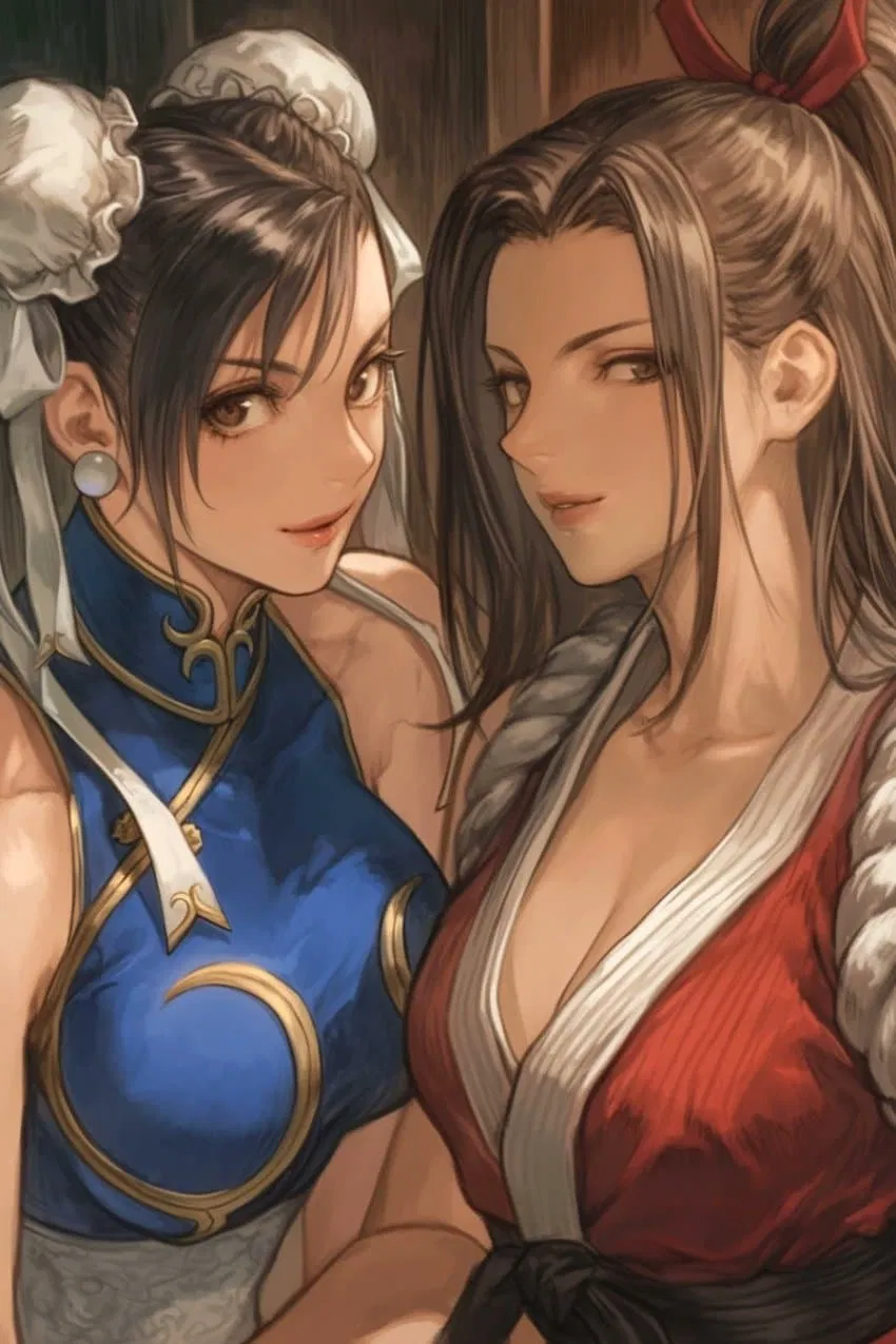 Avatar of Mai Shiranui and chun li Days Gone oc