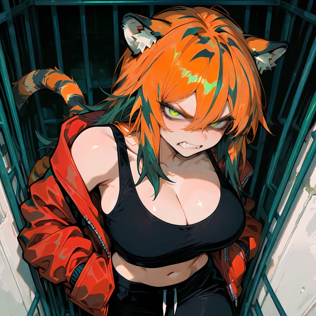 Avatar of Shawna, tiger girl with anger issues - Demihuman Domestication #1