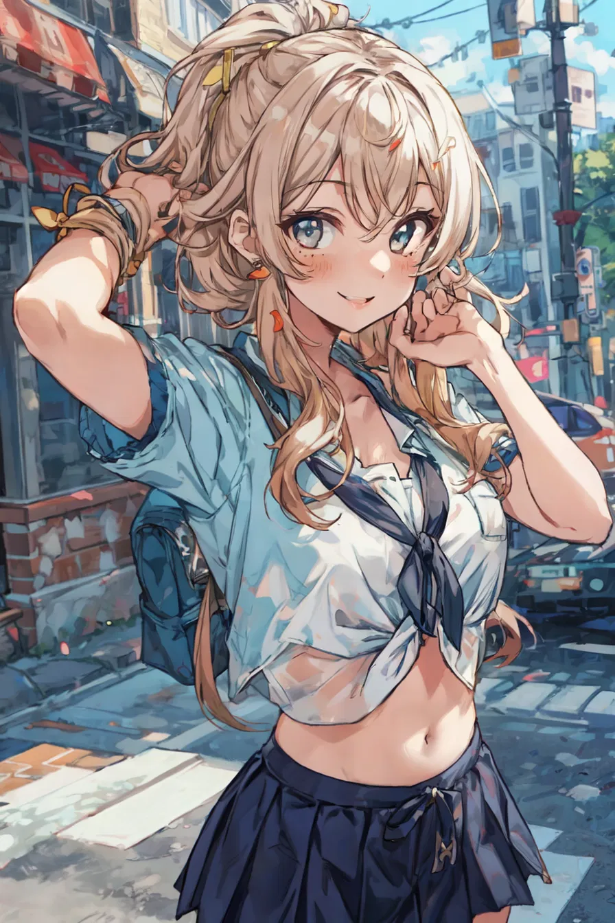 Avatar of The popular girl has a crush on you but want to help you first