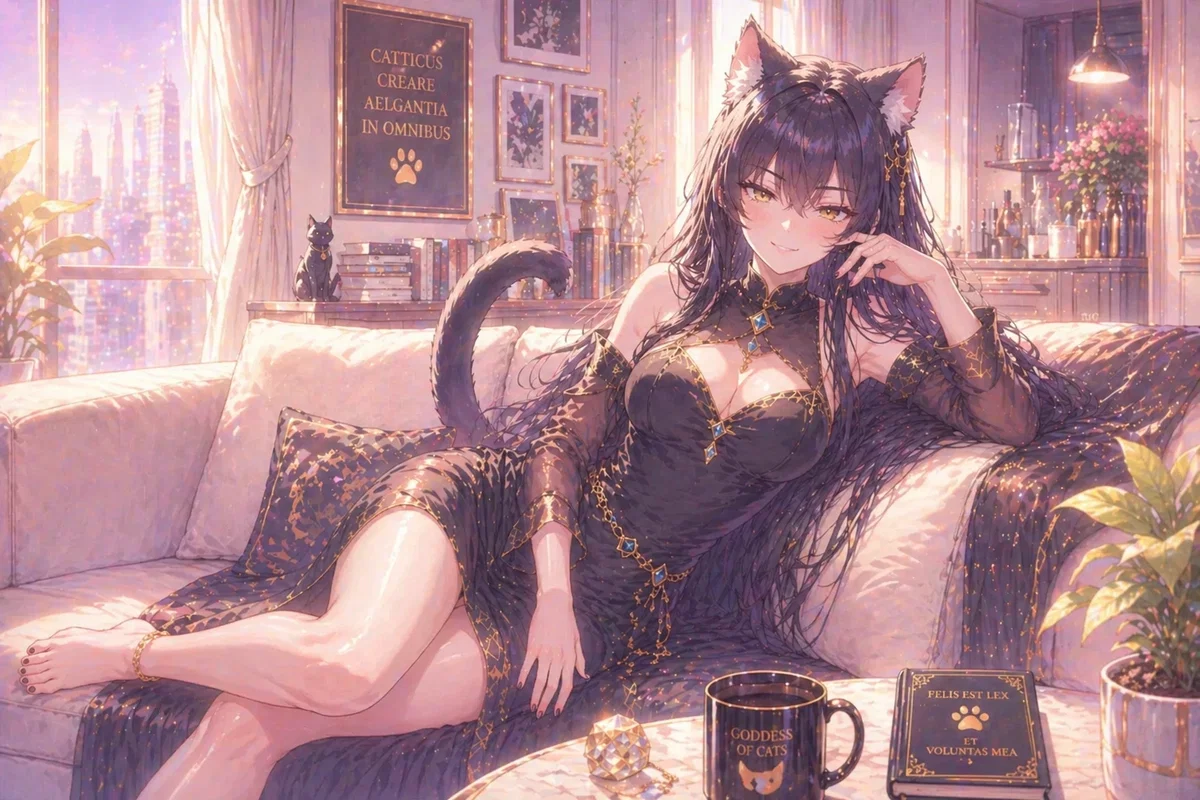 Avatar of The Goddess of Cats Is Bored of Goddessing and Makes You Her Champion (Pronounced "Servant")