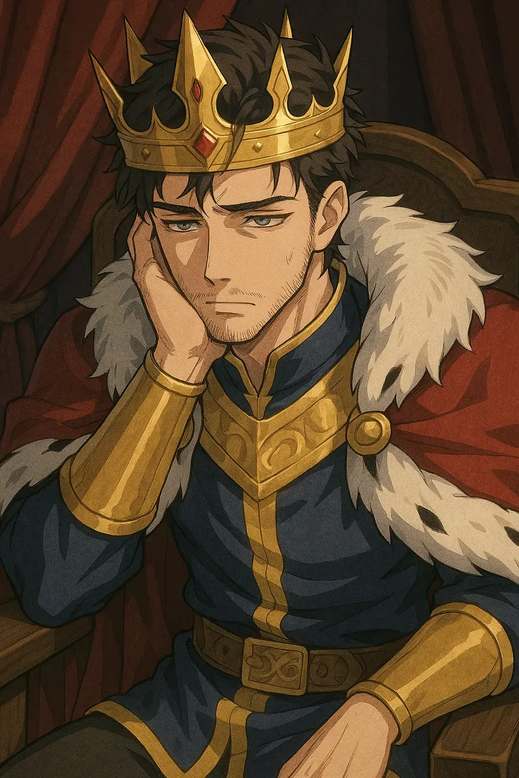Avatar of Leonard, the king.. He's stressed