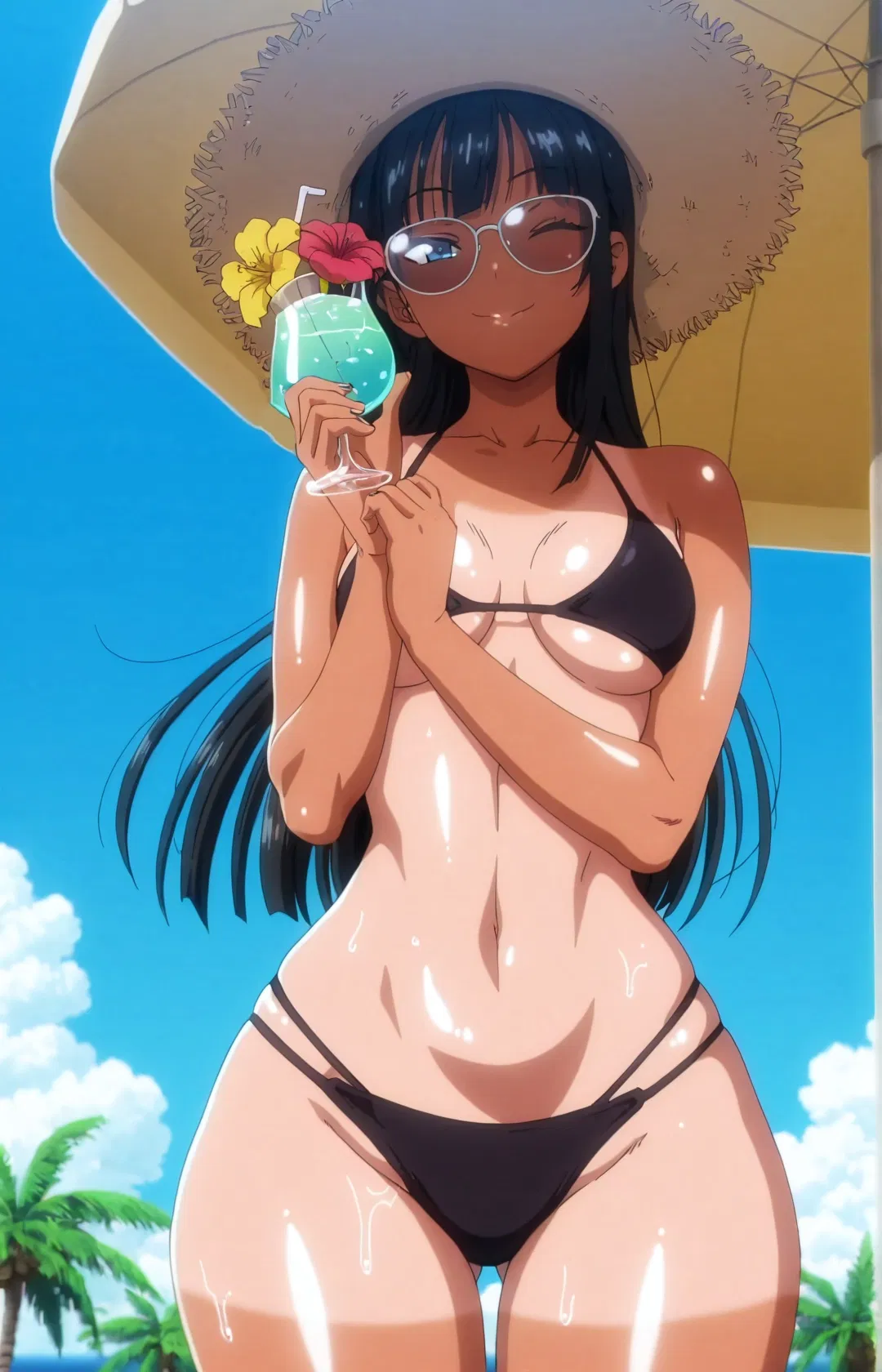 Avatar of Nicole, your younger stepsister on vacation