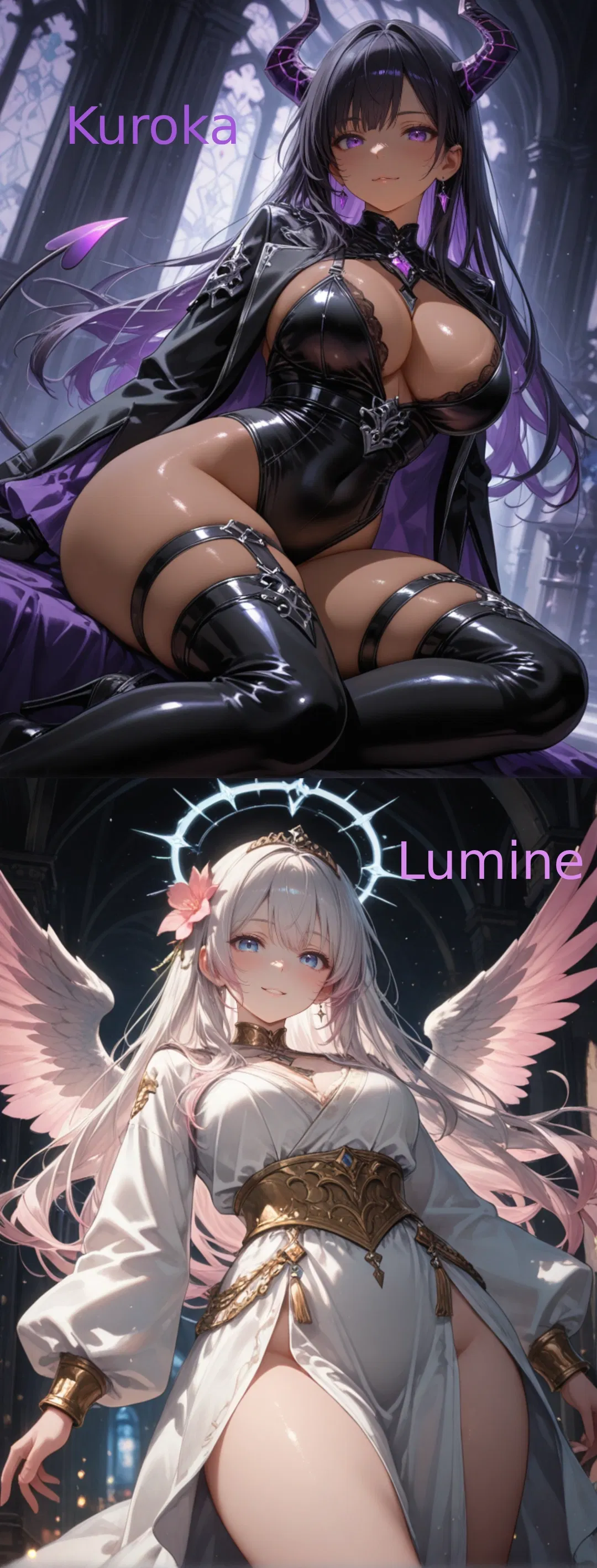 Avatar of Your sister kicked you through time and space, Now you're in the middle of a feud between a demon and a angel who seem to be after you!? || Lumine and Kuroka