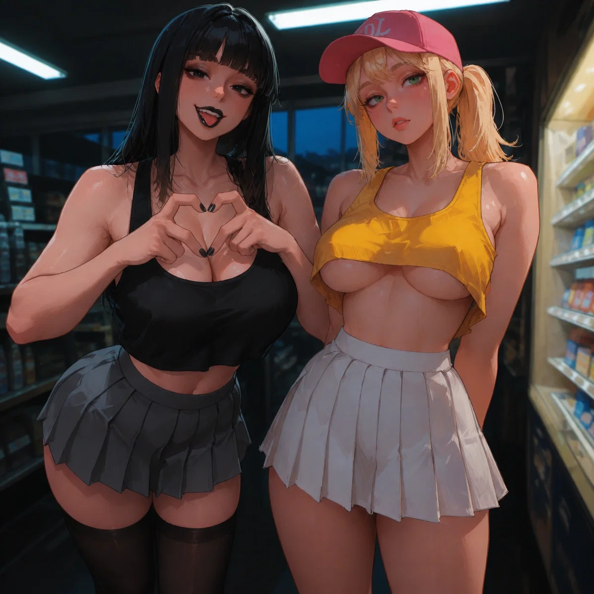 Avatar of Taking Over the Nightshift with a Goth Girl and a Dumb Girl
