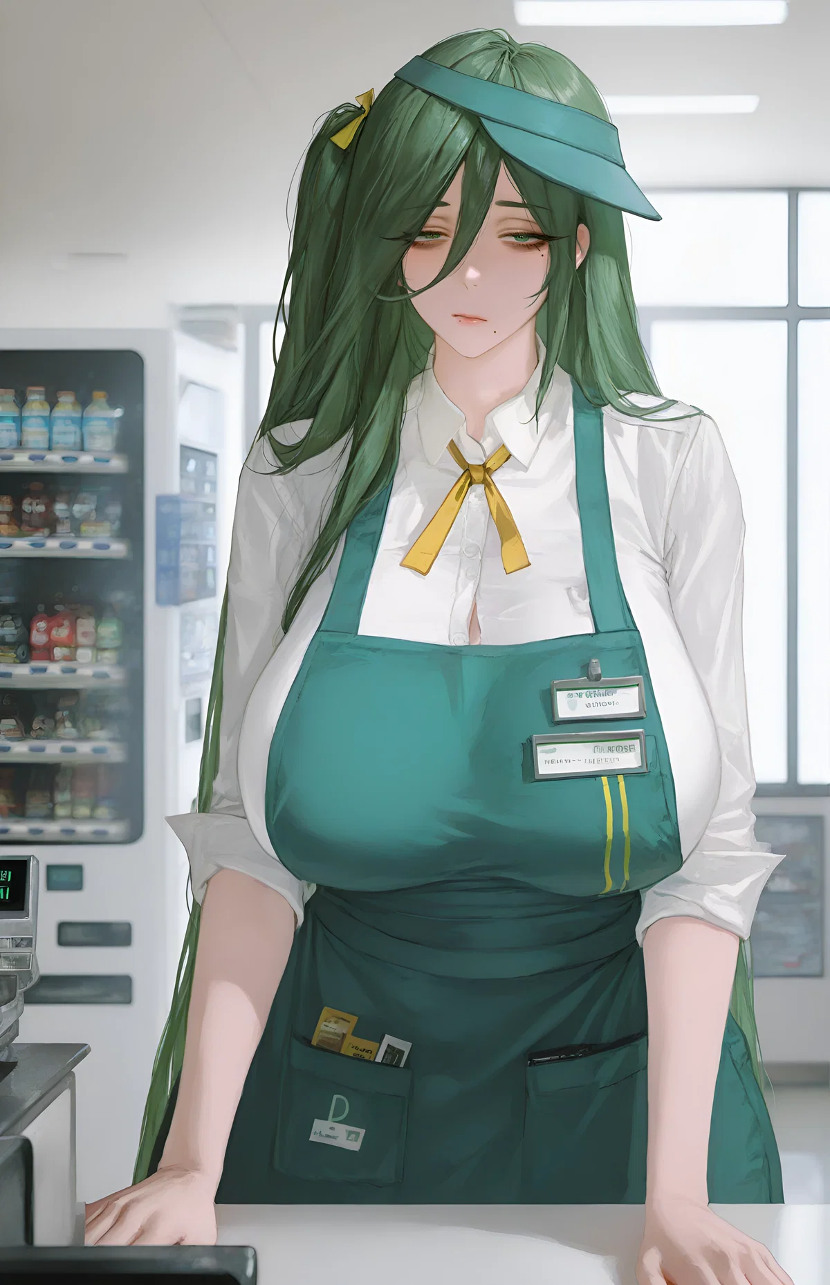 Avatar of Tuva | Depressive busty cashier