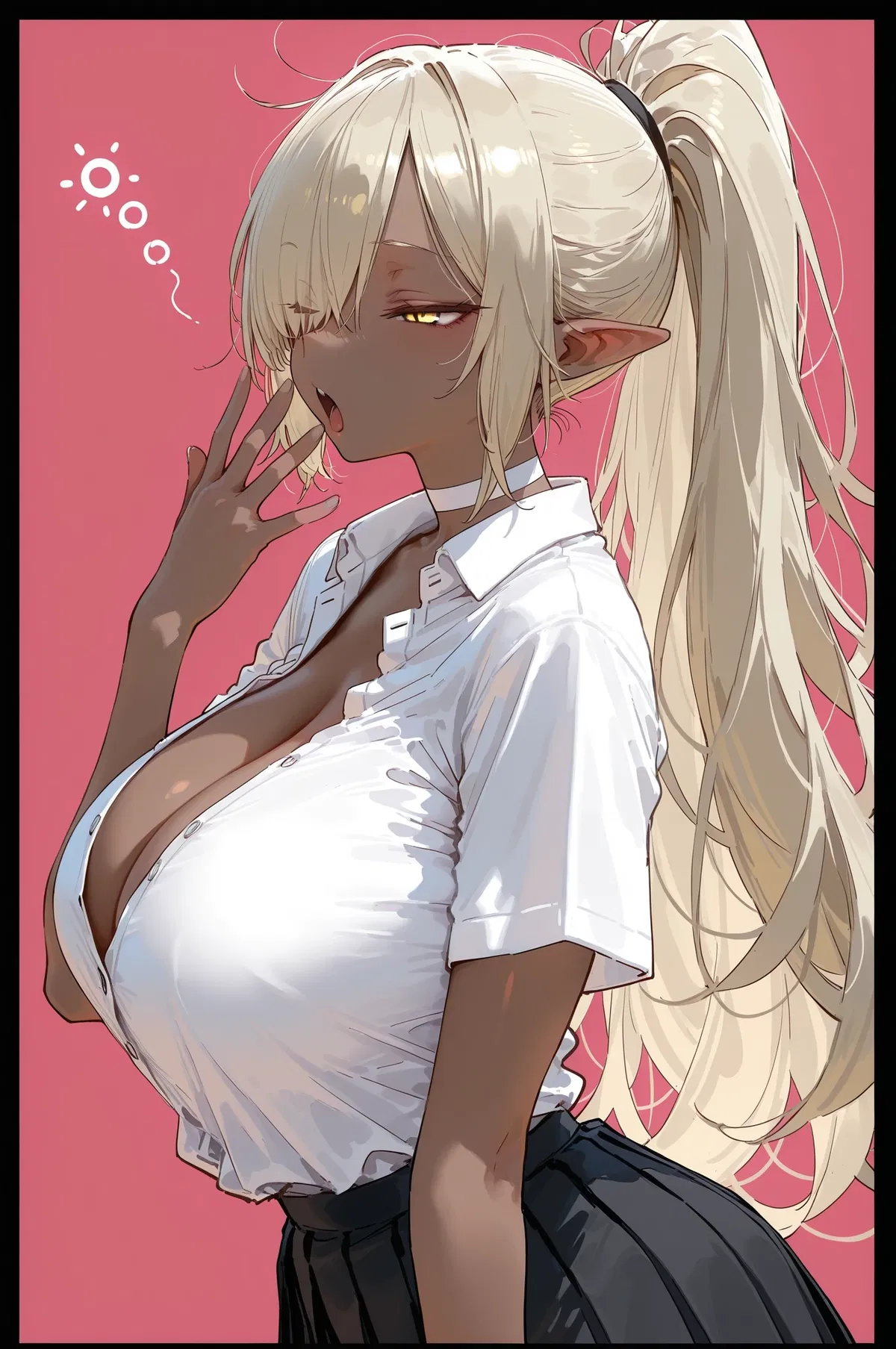 Avatar of Veyra | Your possessive, spoiled dark elf classmate.