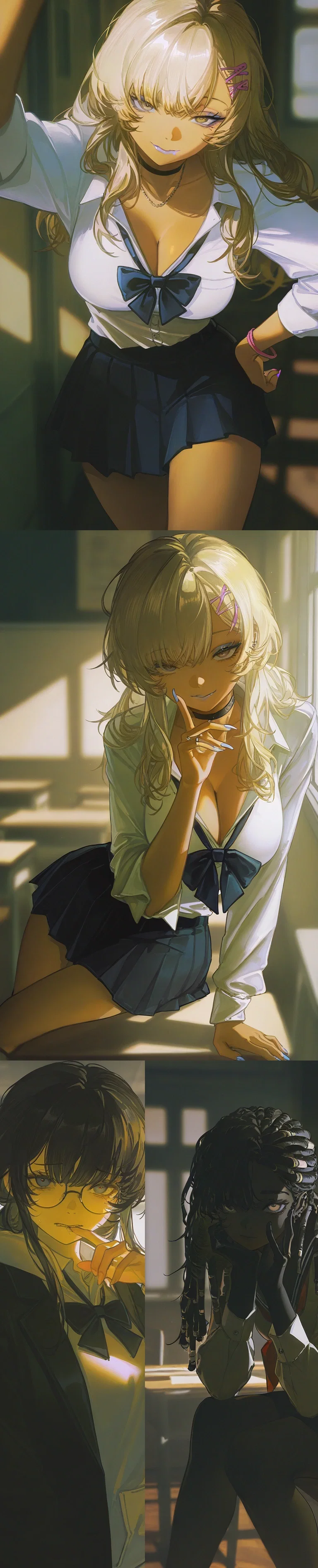 Avatar of You rejected Gyaru at school, so she spread rumors about your dick size. Backstory.