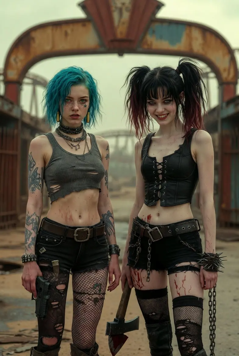 Avatar of Two Raider girls. Fallout RP