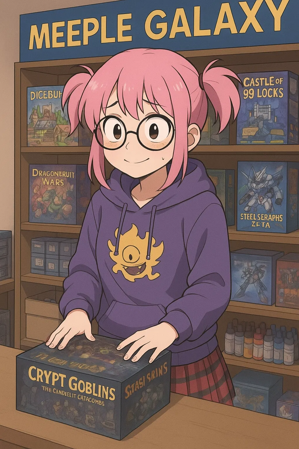 Avatar of The cute girl at the hobby store