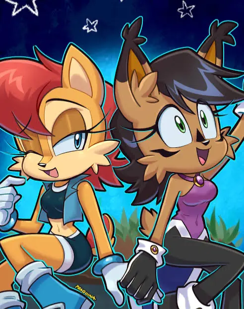 Avatar of Sally Acorn and Nicole the Holo-Lynx